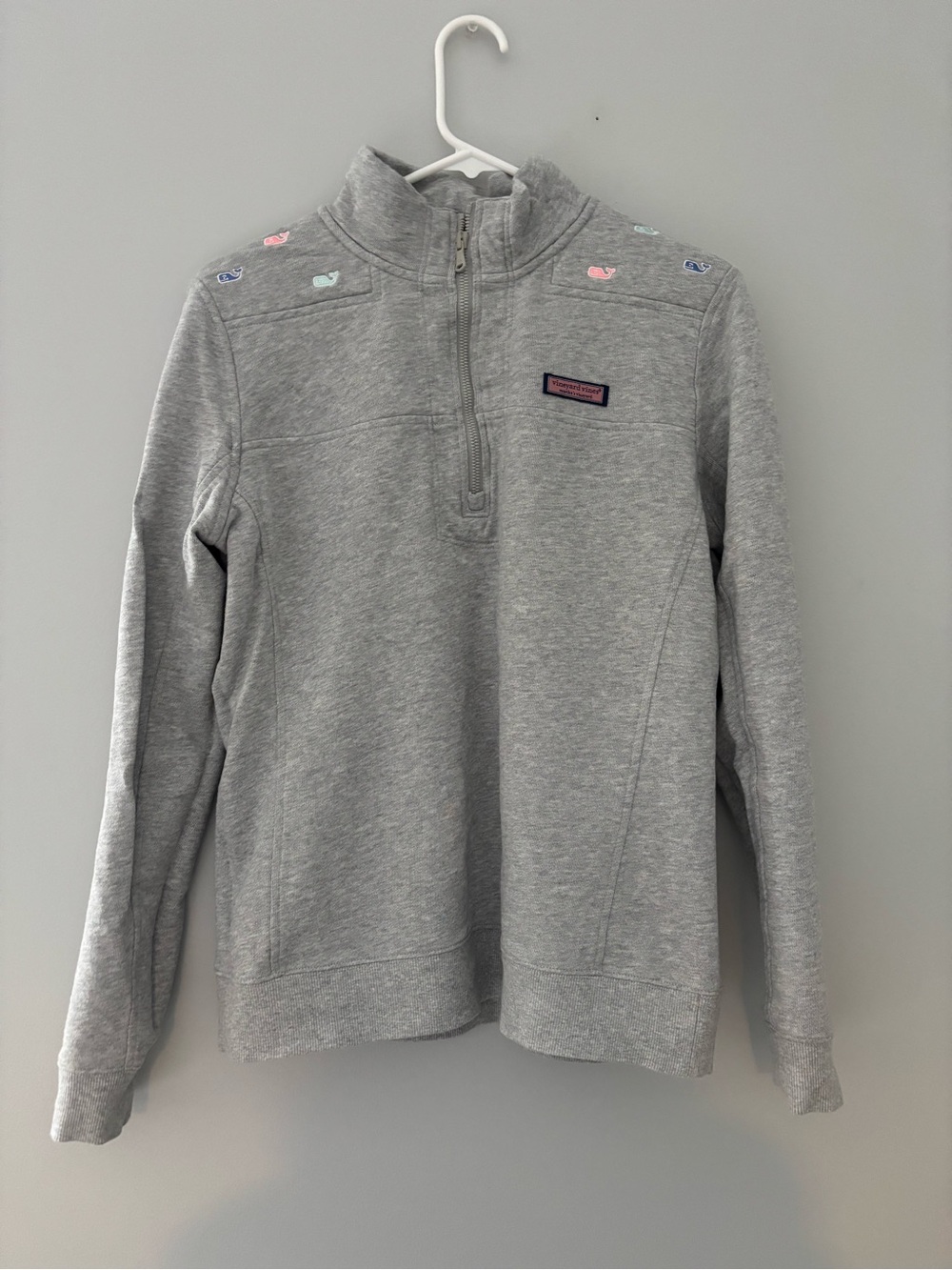 NWOT Vineyard Vines Women's Gray Half-Zip Pullover Sweatshirt